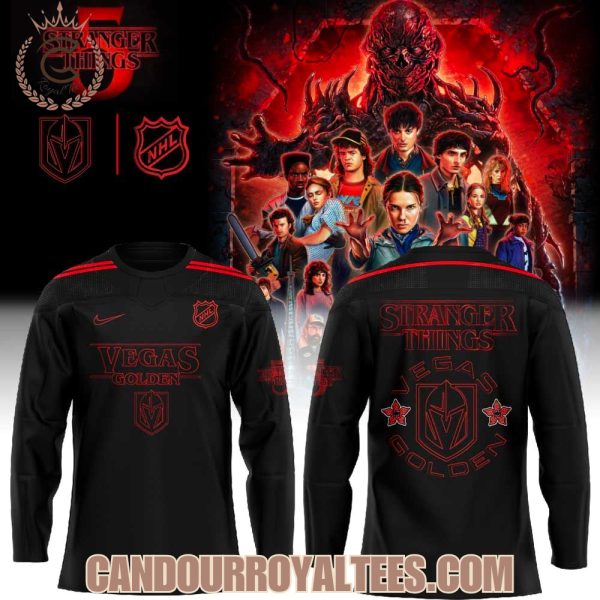 Vegas Golden Knights Stranger Things 5 Jersey
