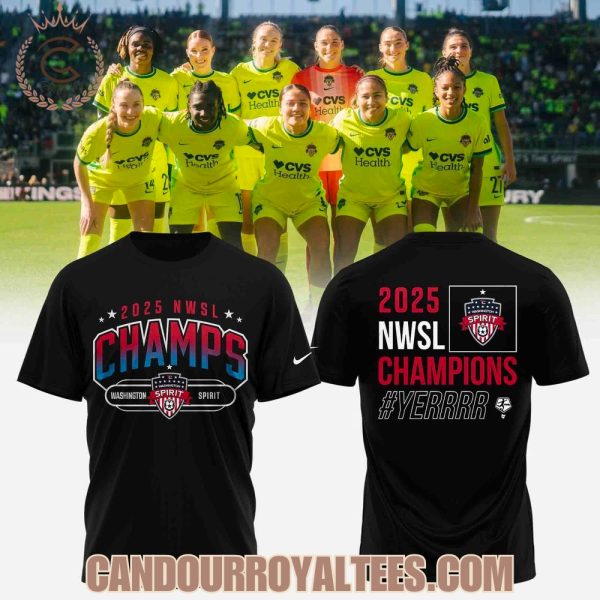 Washington Spirit 2025 NWSL Champions Tshirt, Hoodie