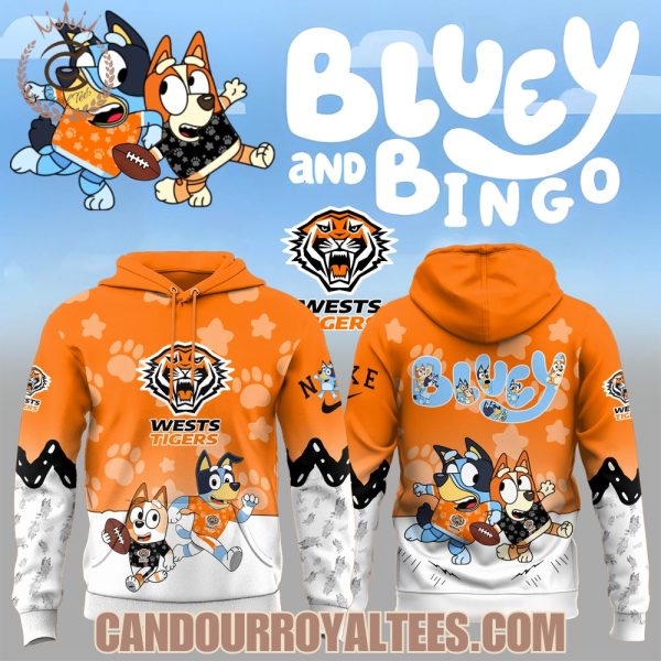 Wests Tigers x Bluey & Bingo Hoodie