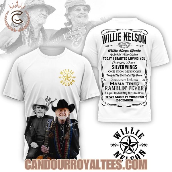 Willie Nelson New Album 2025 T-Shirt