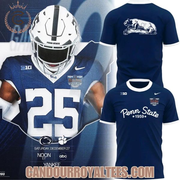 2025 Penn State 1959 Bad Boy Mowers Pinstripe Bowl T-shirt