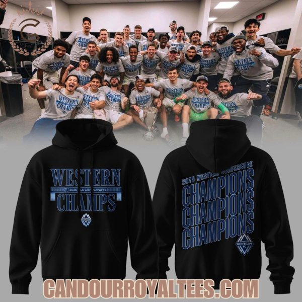 2025 Western Conference Champions Vancouver Whitecaps Hoodie