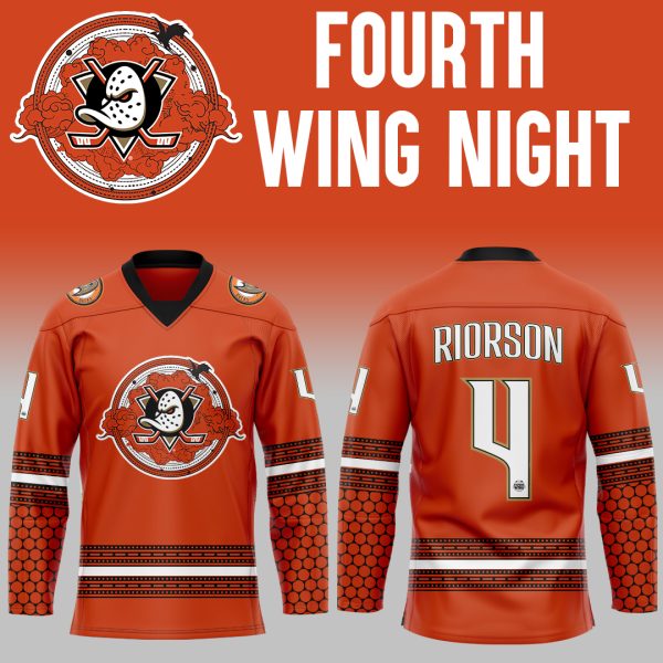 Anaheim Ducks Fourth Wing Night Jersey