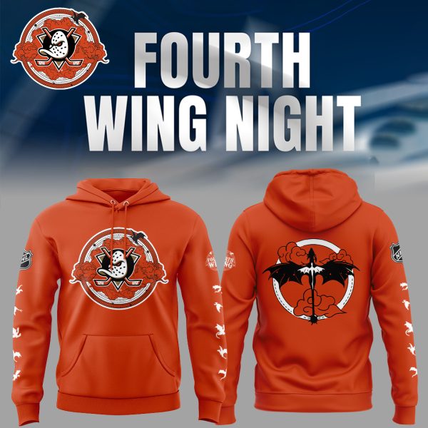 Anaheim Ducks Fourth Wing Night Hoodie