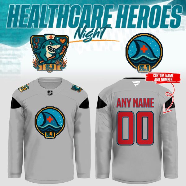 San Jose Sharks Healthcare Heroes Hockey Jersey