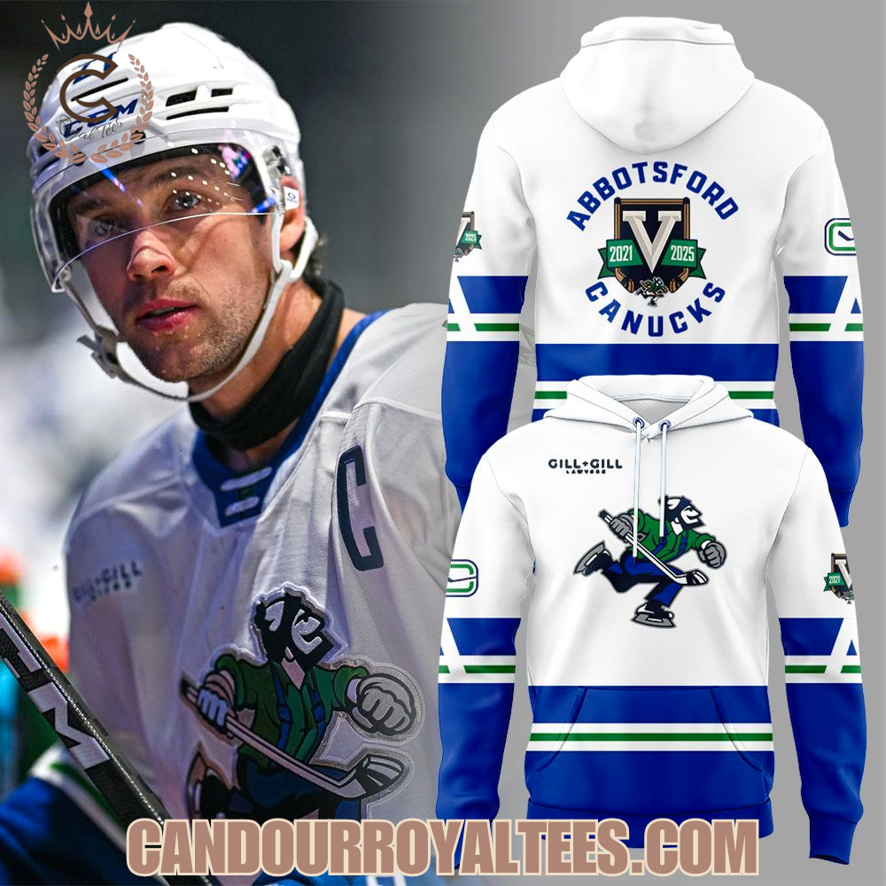 Abbotsford Canucks Newest 5th Anniversary Uniform Hoodie Abbotsford Canucks Newest 5th Anniversary Uniform Hoodie