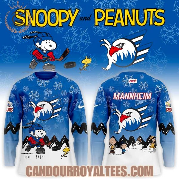 Adler Mannheim x Snoopy and Peanuts Hockey Jersey