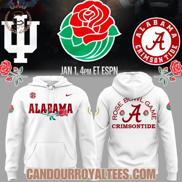 Alabama Crimson Tide 2026 Rose Bowl Game Hoodie