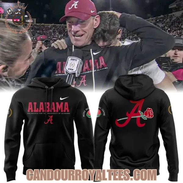 Alabama Crimson Tide 2026 Rose Bowl Game Hoodie