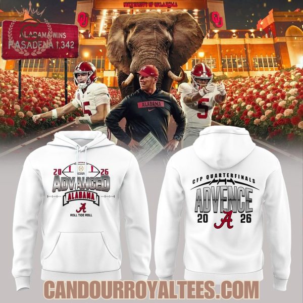 Alabama WAY BACK TO ADVANCE White Hoodie