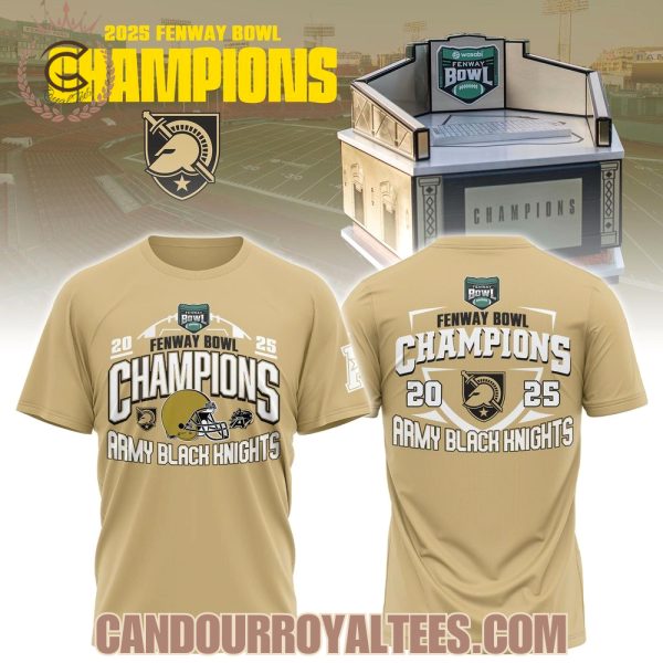 Army Black Knights Wasabi Fenway Bowl Champions 2025 Tshirt, Hoodie