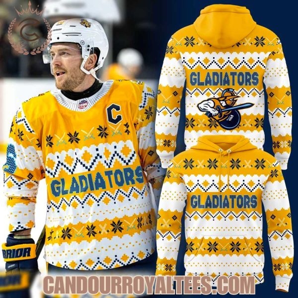 Atlanta Gladiators Holiday Details Hockey Hoodie