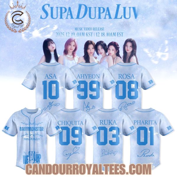 BABYMONSTER Supa Dupa Luv WE GO UP Album 2025 Jersey