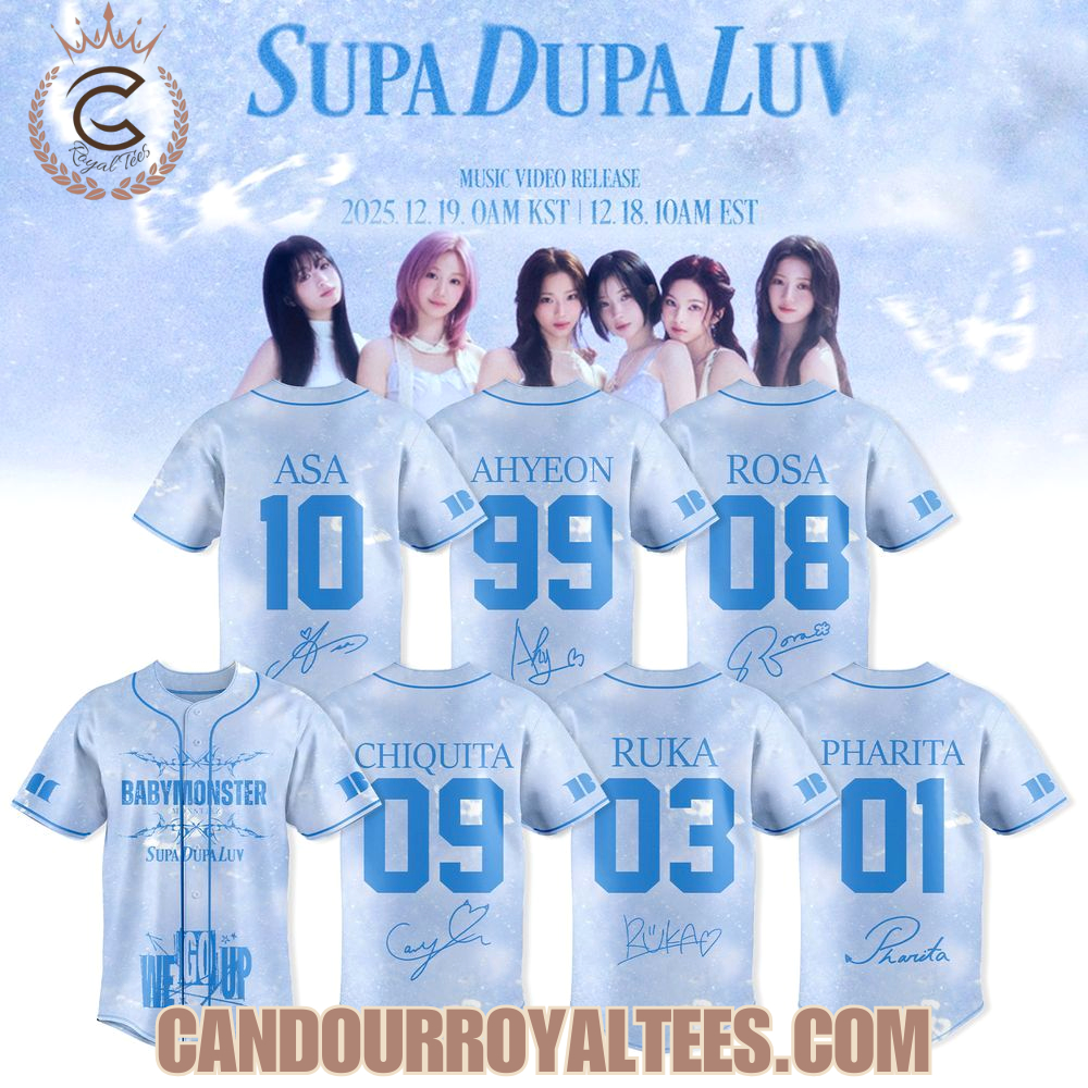 BABYMONSTER Supa Dupa Luv WE GO UP Album 2025 Jersey BABYMONSTER Supa Dupa Luv WE GO UP Album 2025 Jersey