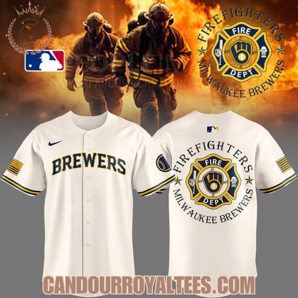 Brewers x Firefighter Appreciation Night Jersey