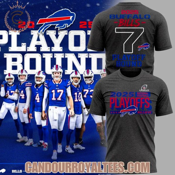 Buffalo Bills 2025 NFL Playoffs Ready T-Shirt