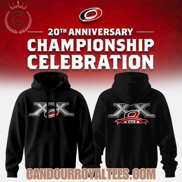 Carolina Hurricanes 20th Anniversary Hoodie