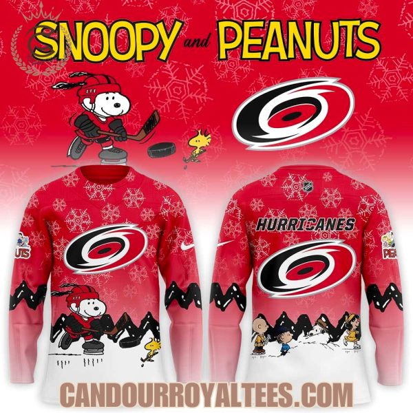 Carolina Hurricanes x Snoopy and Peanuts Hockey Jersey