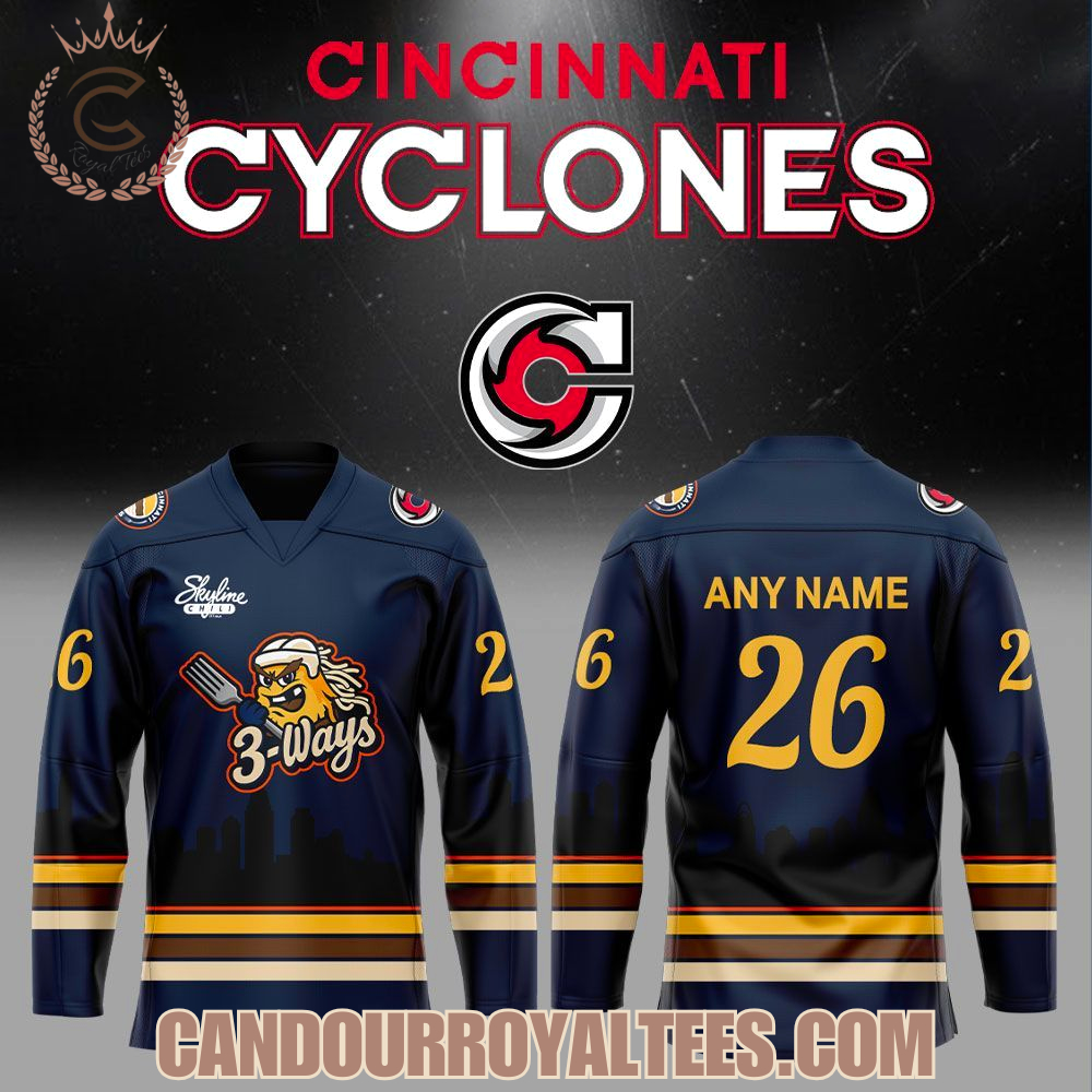 Cincinnati Cyclones 3-Ways 2026 Jersey Cincinnati Cyclones 3-Ways 2026 Jersey