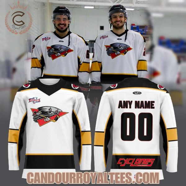 Cincinnati Cyclones Tackle Twill Our Throwback Era Hockey Jersey