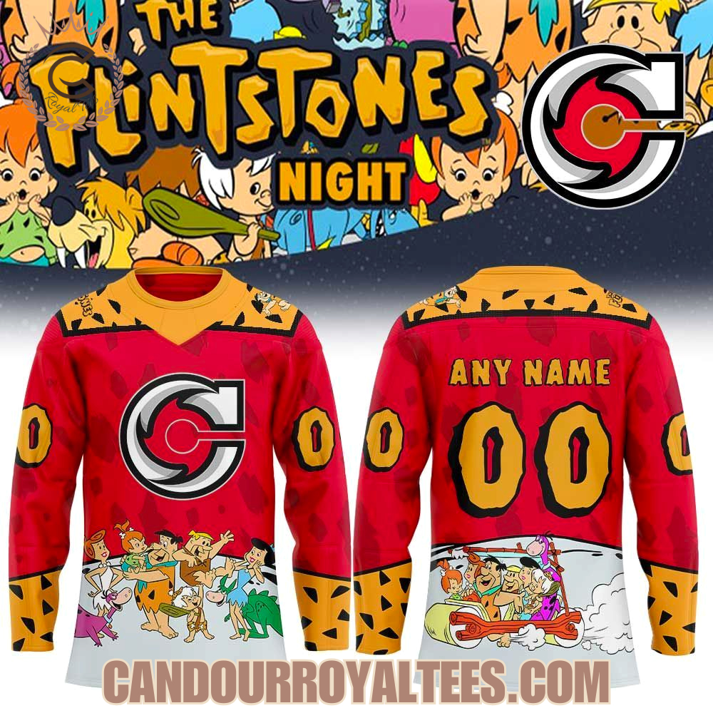 Cincinnati Cyclones The Flintstone Night Hockey Jersey Cincinnati Cyclones The Flintstone Night Hockey Jersey