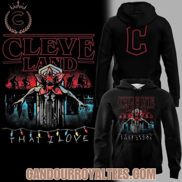 Cleveland Guardians x Stranger Things That I Love Hoodie
