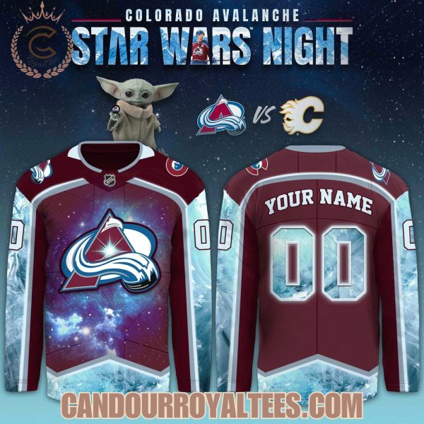 Colorado Avalanche Star Wars Night Hockey Jersey