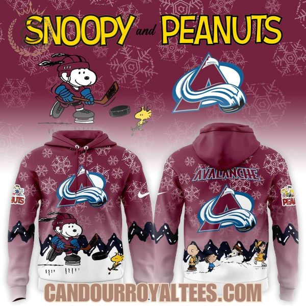 Colorado Avalanche x Snoopy and Peanuts Hoodie