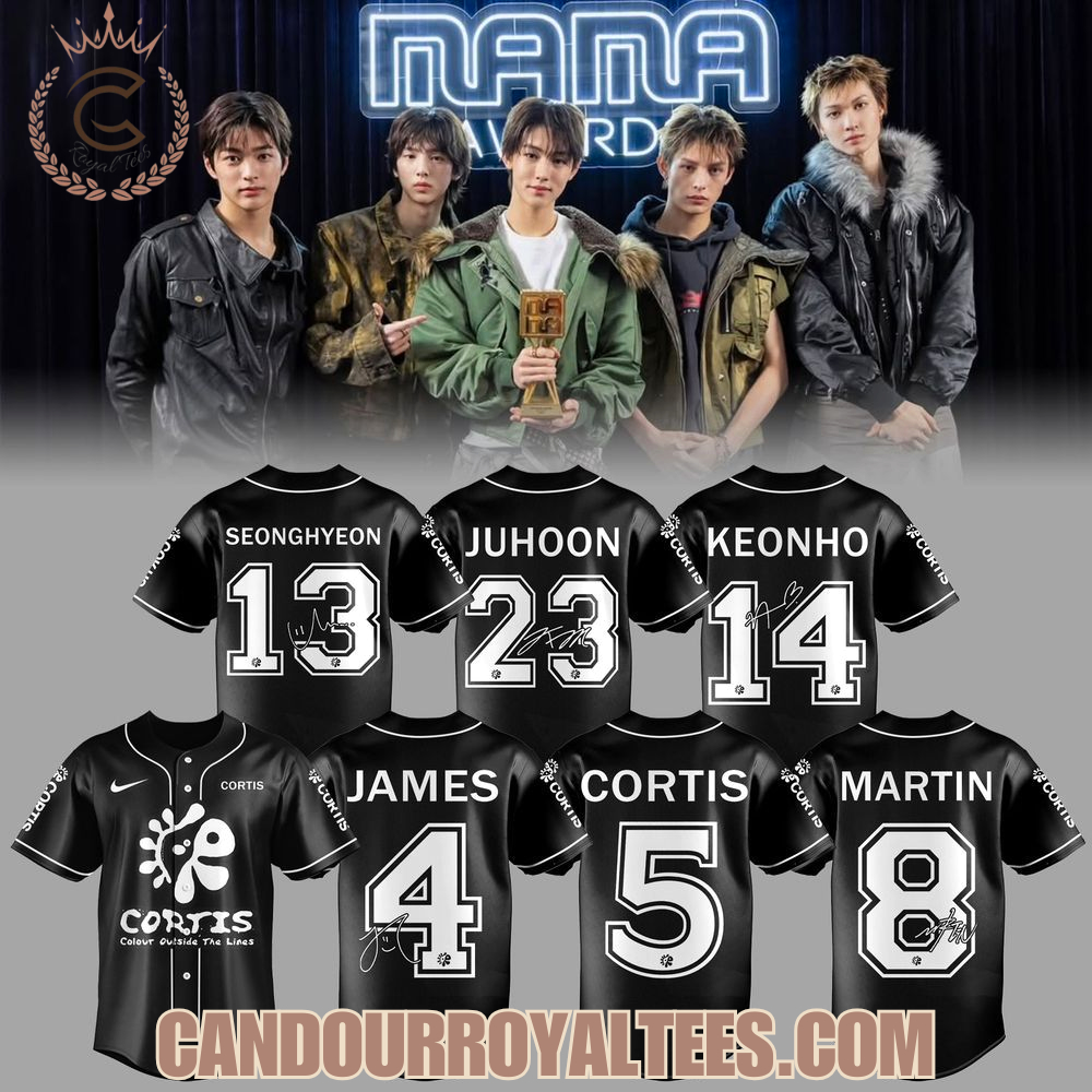 CORTIS Color Outside The Lines Baseball Jersey CORTIS Color Outside The Lines Baseball Jersey