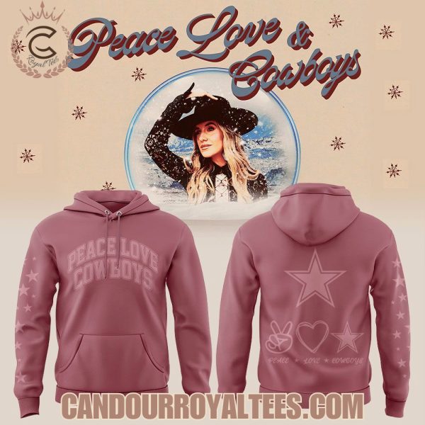 Dallas Cowboys x Lainey Wilson Peace, Love, and Cowboys Hoodie