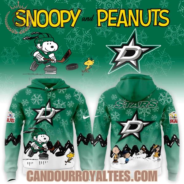 Dallas Stars x Snoopy and Peanuts Hoodie