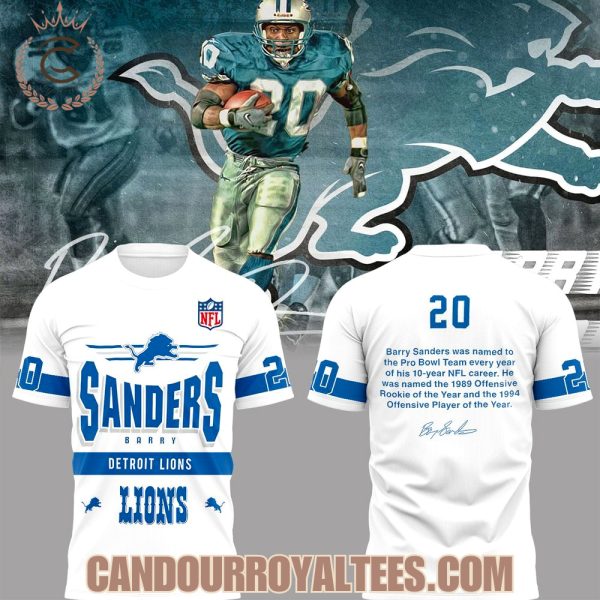 Detroit Lions Sander Barry Tshirt, Hoodie