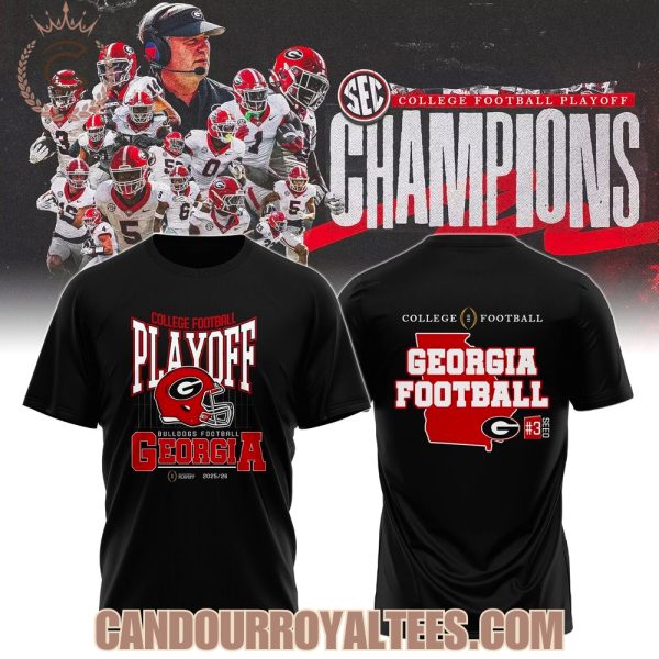 Georgia Bulldogs 2025-26 College Football Playoff T-Shirt, Hoodie