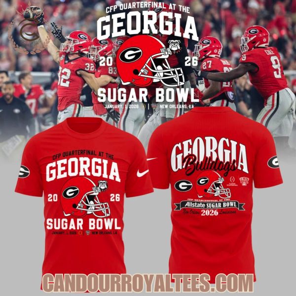 Georgia Bulldogs 2026 Sugar Bowl T-Shirt, Hoodie