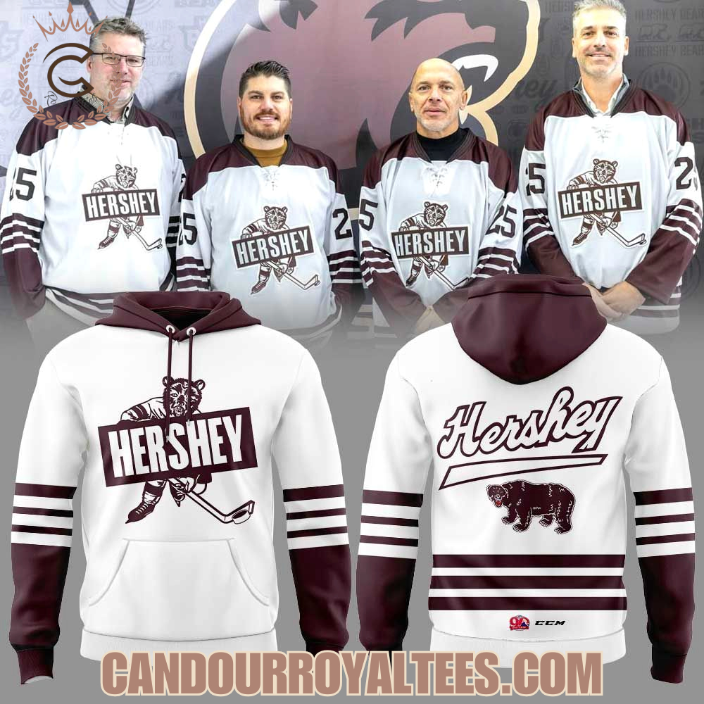 Hershey Bears AHL 90th Anniversary Season Hoodie Hershey Bears AHL 90th Anniversary Season Hoodie
