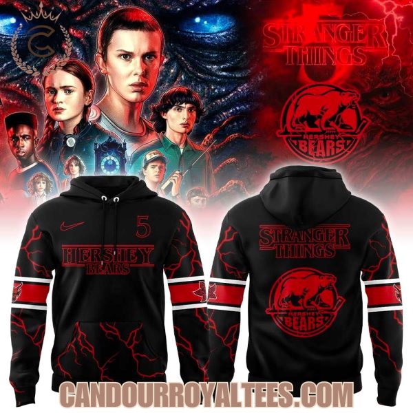 Hershey Bears Stranger Things Hockey Hoodie