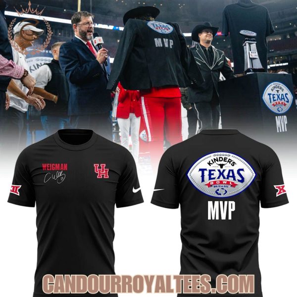 Houston Cougars Weigman MVP Kinder’s Texas Bowl Champions 2025 Tshirt, Hoodie
