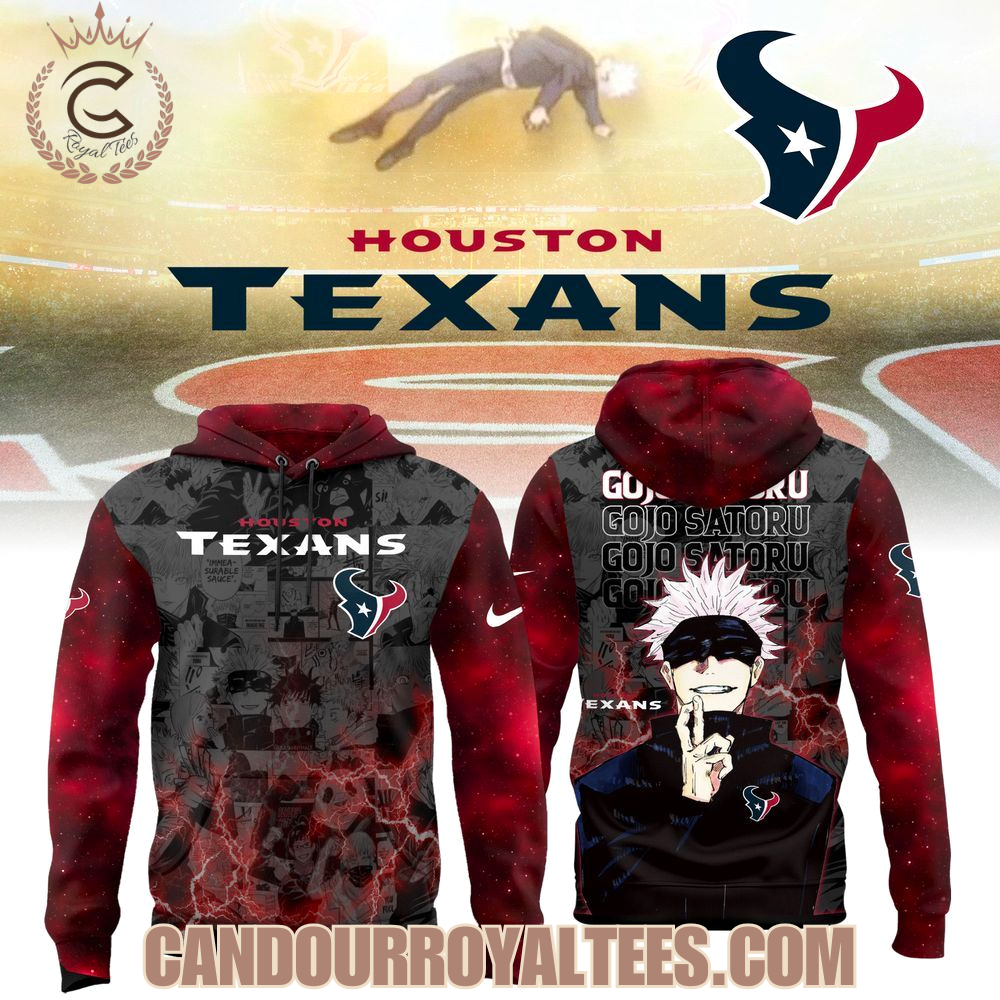 Houston Texans x Jujutsu Kaisen Hoodie Houston Texans x Jujutsu Kaisen Hoodie