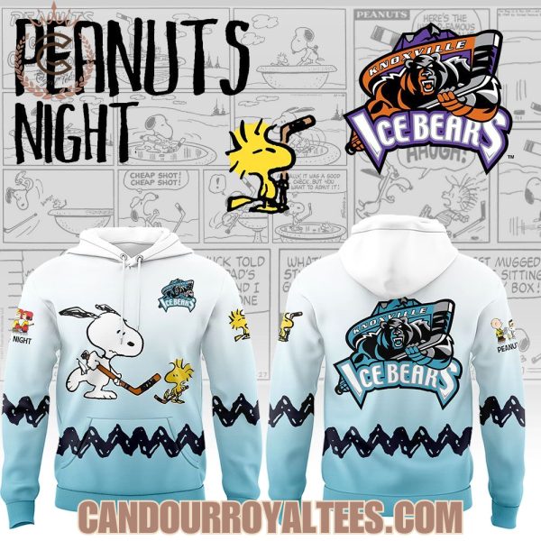 Ice Bears x Peanuts Night Hoodie
