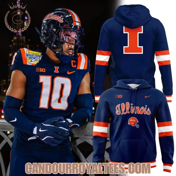 Illinois Football Music City Bowl Uniform Hoodie