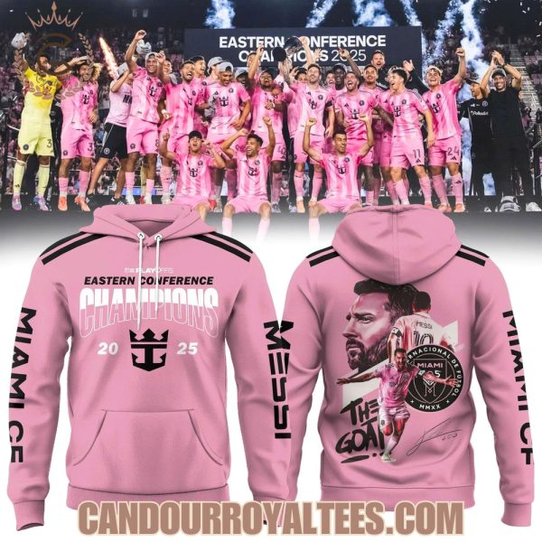Inter Miami x Messi – Eastern Conference Champions 2025 Hoodie