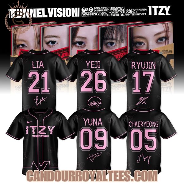 Itzy Album Tunnel Vision Baseball Jersey