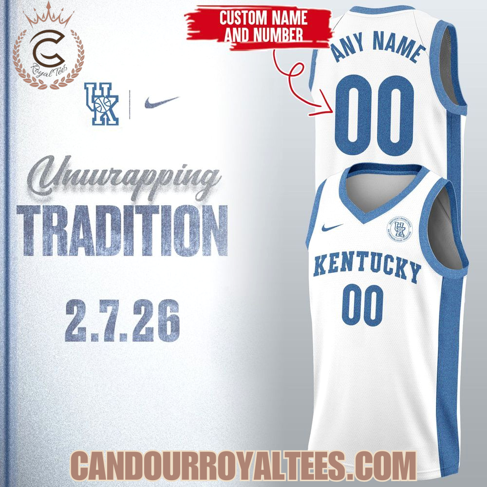 Kentucky Wildcats Unwrapping Tradition Custom Jersey Kentucky Wildcats Unwrapping Tradition Custom Jersey