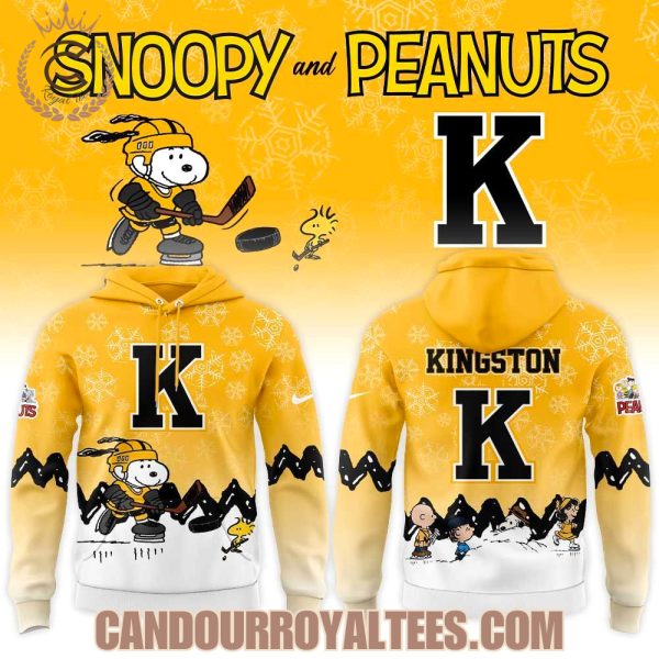 Kingston Frontenacs Snoopy and Peanuts Hoodie