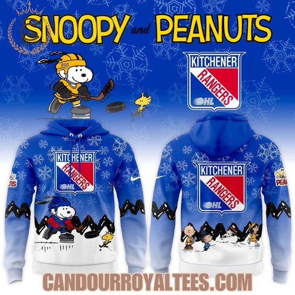 Kitchener Rangers Snoopy and Peanuts Hoodie
