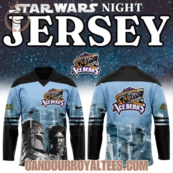 Knoxville Ice Bears Star Wars Night 2026 Hockey Jersey