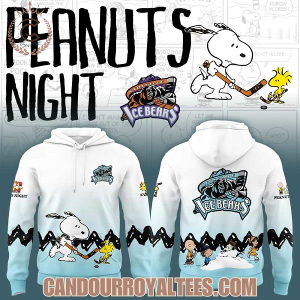 Knoxville Ice Bears x Snoopy and Peanuts Night Hoodie