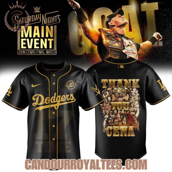 Los Angeles Dodgers x John Cena Final Match 2025 Jersey