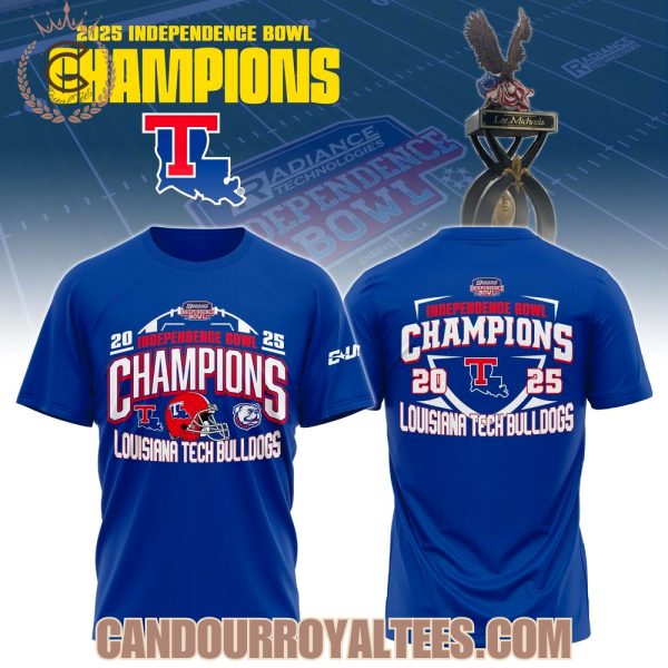 Louisiana Tech Football Radiance Technologies Independence Bowl Champions 2025 Tshirt, Hoodie
