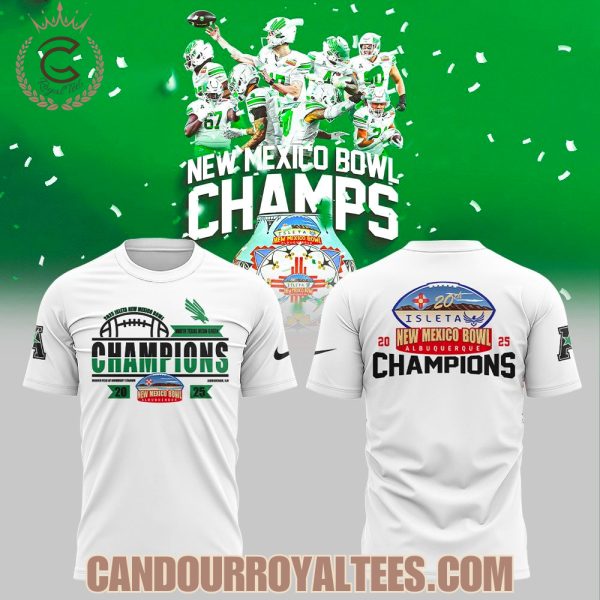 Mean Green Football Are Your 2025 Isleta New Mexico Bowl Champions Tshirt, Hoodie
